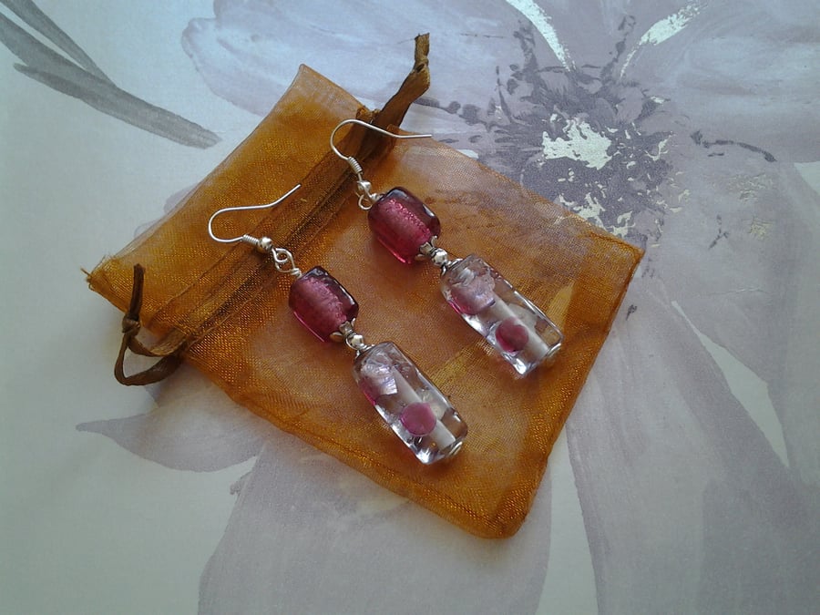 Glass Bead Earrings  