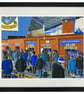Sheffield W. Limited Edition Fine Art Print Football Club FC, Wednesday Gift