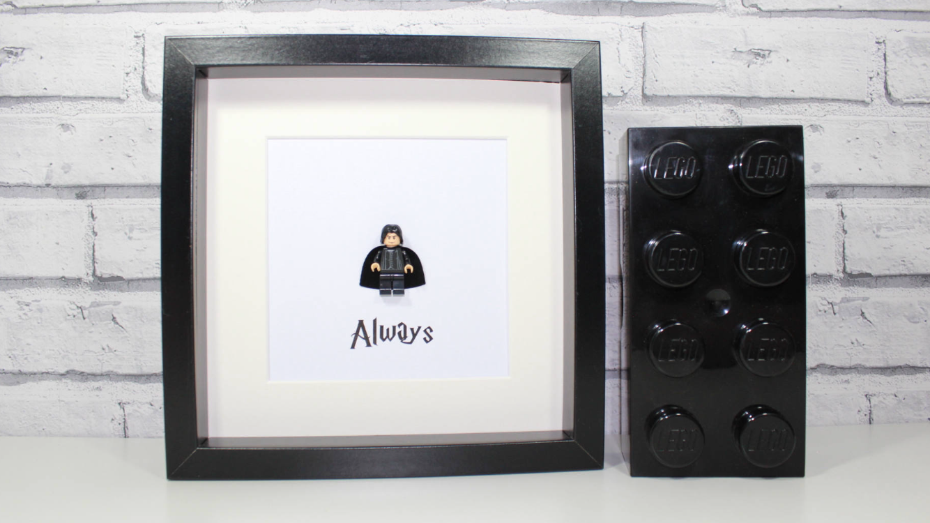 PROFESSOR SNAPE - Framed minifigure - Harry Potter - Always - art