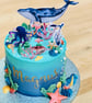 Ocean cake topper, sea cake topper, whale cake topper, narwhal, under the sea ca - Image 5