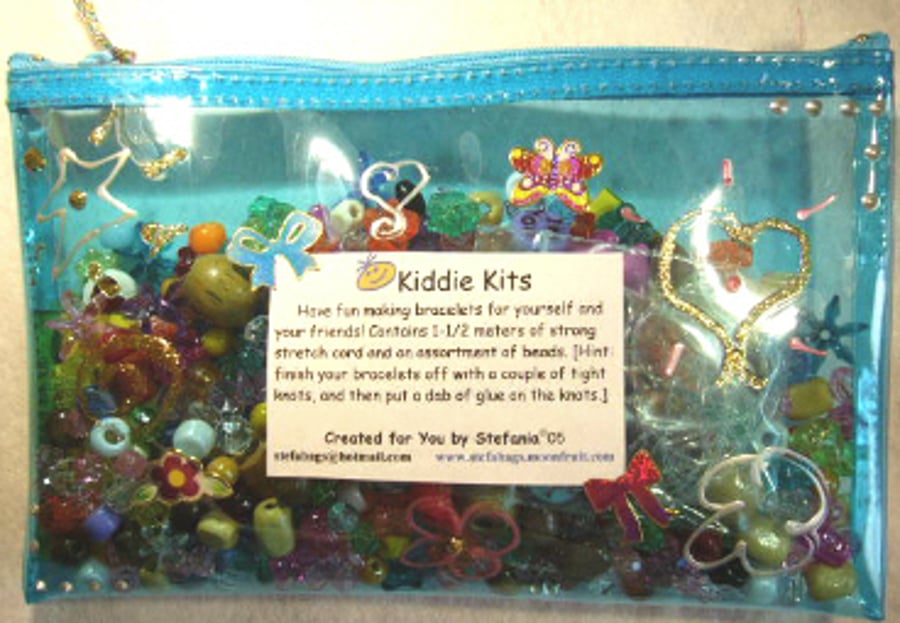 KIDDIE KITS - BEADING Kits for Children-Blue-Craft Kit