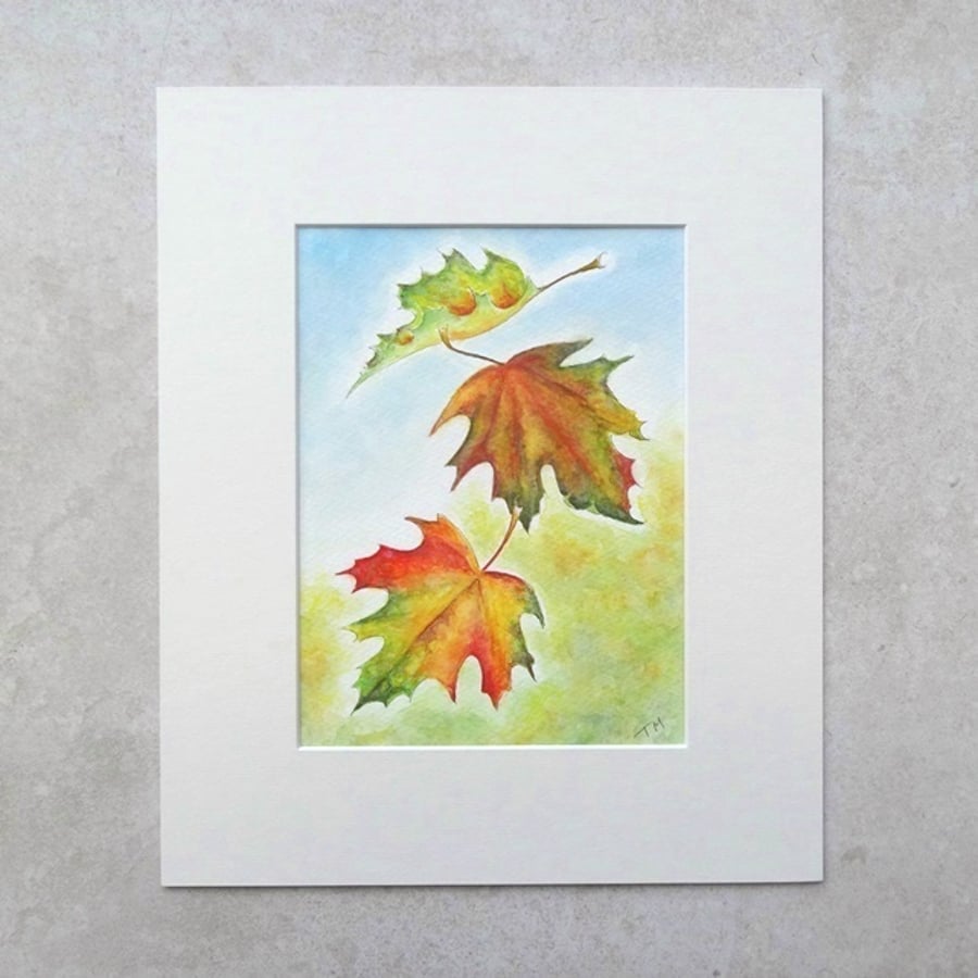 Original Watercolour Painting 'Autumn Fall' (12" x 10")