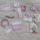 Spa Cake Topper, Spa Cake, Pamper Cake Topper, Beauty Cake Topper, Pamper day 