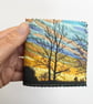 Sunset tree countryside sewing needle and pins case. - Image 3