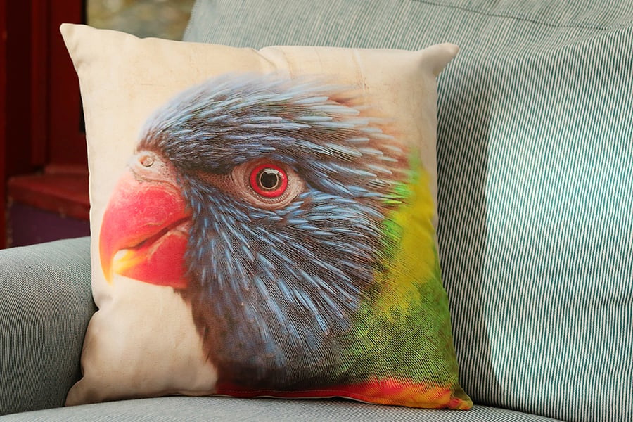 LORIKEET - CUSHION COVERS INSPIRED BY NATURE FROM LISA COCKRELL PHOTOGRAPHY