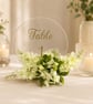 Wedding table numbers