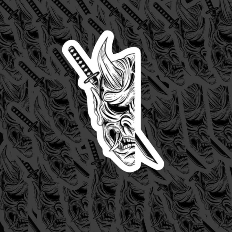 Ronin Oni Samurai Sticker - JDM Decal