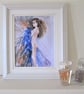 Nude woman standing. Original Watercolour painting - Image 4