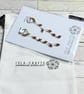 Heartfire Garnet grade AAA faceted drop earrings stainless steel - Image 6