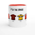 Arsenal Mug - Football Kits Through The Ages - Funny Gift