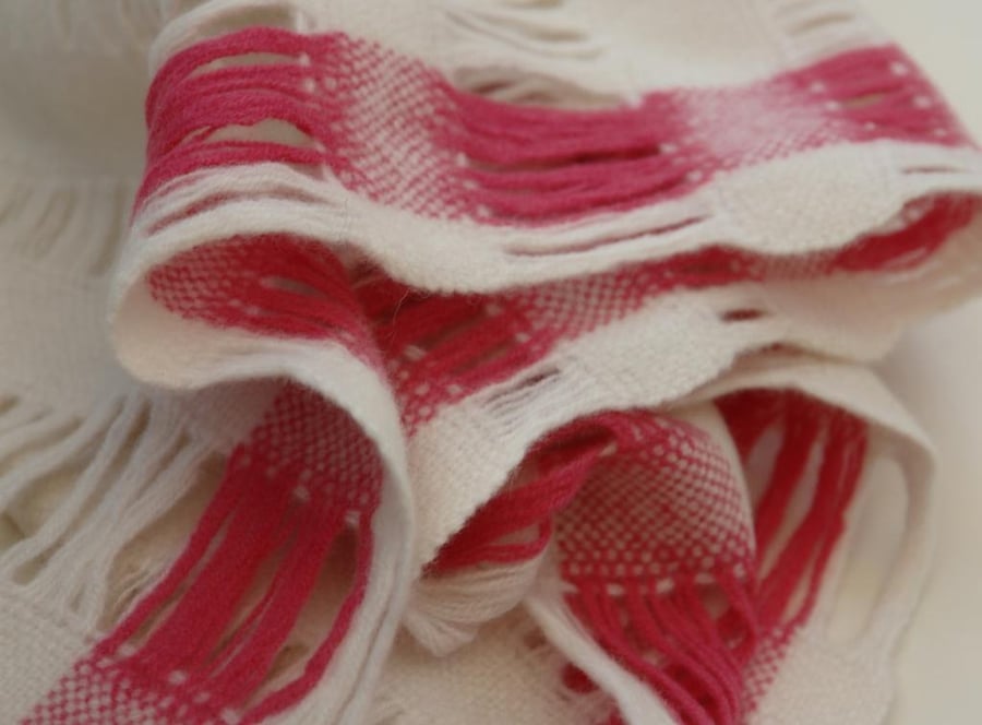 Hand Woven Lambswool Scarf