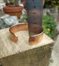 Handcrafted Copper bangle with a hammered finish  - Image 9