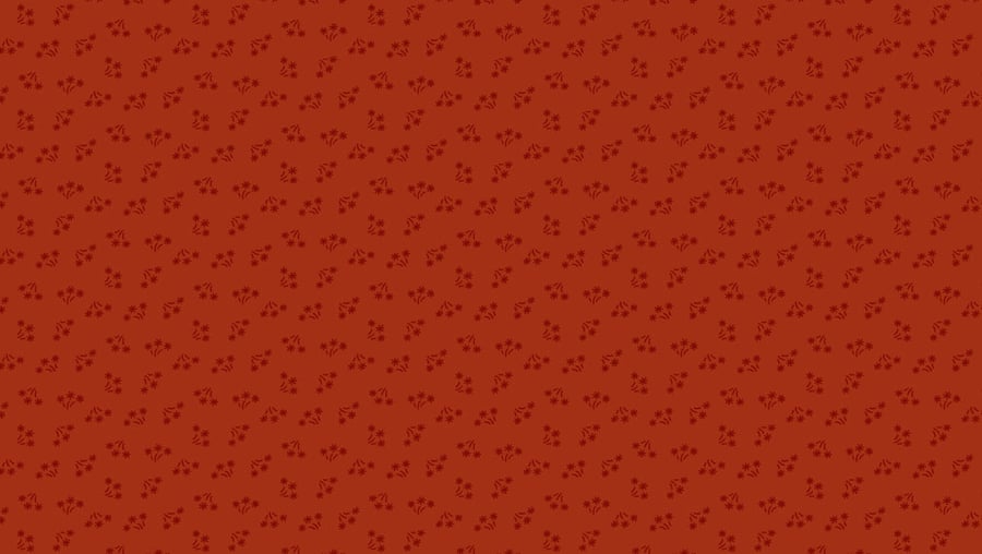 Fat Quarter Bijoux Bouquet Fabric from Andover Fabrics in Crimson