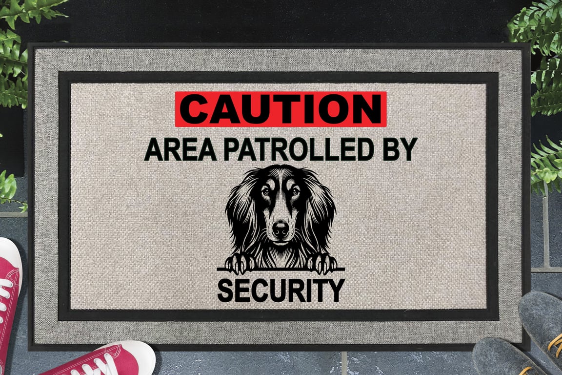 Saluki Security Door Mat - All Weather Doormat - 45x70cm 