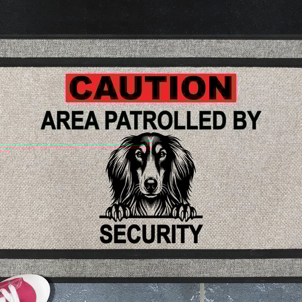 Saluki Security Door Mat - All Weather Doormat - 45x70cm 
