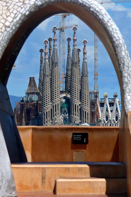 Sagrada Familia Cathedral Barcelona Spain Photograph Print