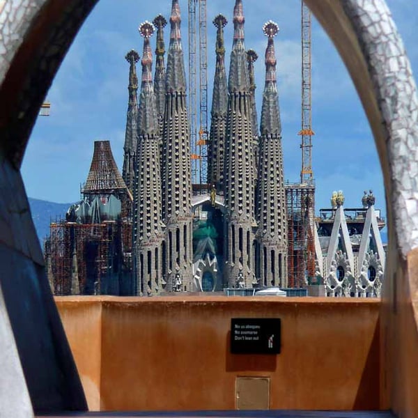 Sagrada Familia Cathedral Barcelona Spain Photograph Print