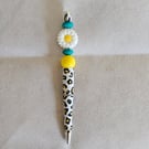 "Growth in Difference" Animal Print Focal Bead Pen - Celebrating Neurodiversity