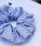 Scrunchie - Blue and White Floral Print