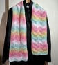 Hand Knitted Lace Scarf - Unique design