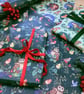 Pack of 2 sheets with tags of Season's Tweetings Christmas Wrapping Paper - Image 6