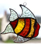 Tropical Fish Suncatcher Stained Glass Handmade - Image 3