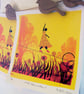Tight Rope Walker II, Hand Pulled Screen Print - Image 2
