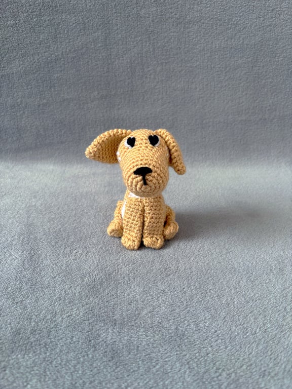 Crochet Golden Retriever Plush - UKCA Tested Dog Toy - Custom Colour Soft Toy