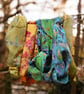 Golden yellow, floral design head wrap - Image 4
