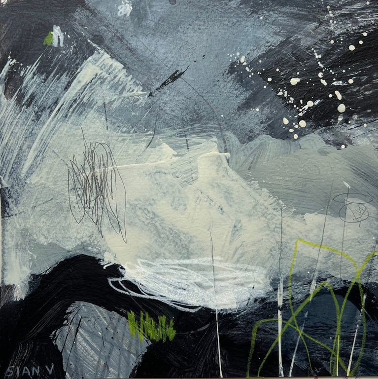 It's Dark But I Know The Way, original landscape painting