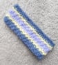 KNITTING PATTERN PDF Moss Stripe Headband for Doll - Image 3