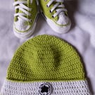 Baby High Tops and Beanie Set 3-6 months 