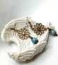 Bronze Flower Earrings - Image 2