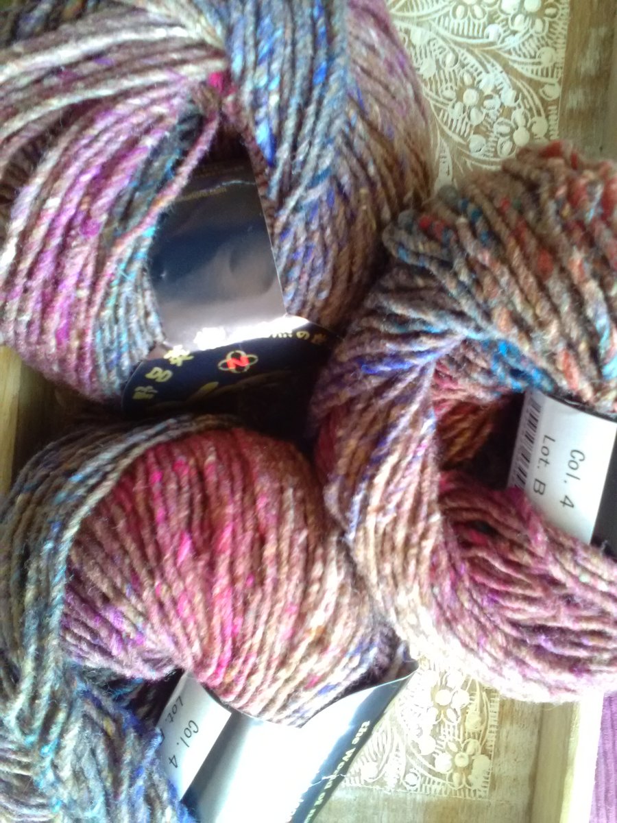 100g NORO SHINRYOKU col 4 lot B wool silk