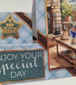 Father's Day Card - Dad You Are My Hero - Happy Fathers Day Stepper Card - Image 3
