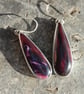 Berry bowlerite drop earrings - Image 1