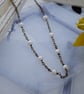 Pearl & brass necklace - Image 2