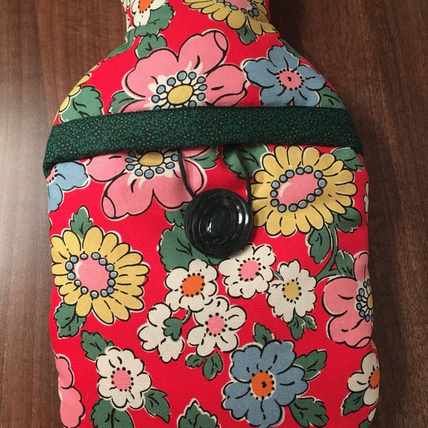 Cath Kidston Camden fabric hot water bottle cover