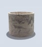15 cm Round Grey Marble Effect Plant Pot Indoor Planter