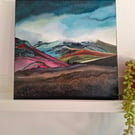 Looking towards Stair with distant fells.