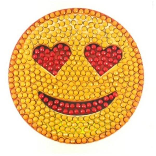 Smiley face craft buddy crystal art sticker