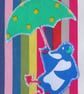Penguin Drawstring Shoe Bag - Image 2