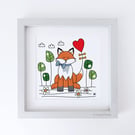 Fox In The Forest, Giclee print