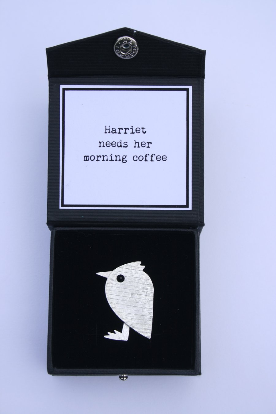 Harriet needs her morning coffee