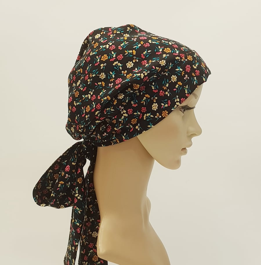 Chemo head wear for women, alopecia hair loss head scarf, bonnet, head snood