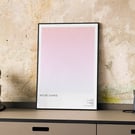 Before Sunrise Screenplay Poster - Minimalist Romance Film Print