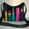  MULTI COLOURED ARTIST'S HANDBAG