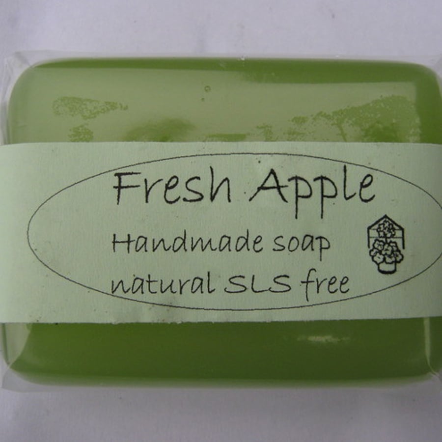 Handmade Fresh Apple soap SLS free