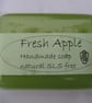 Handmade Fresh Apple soap SLS free - Image 1