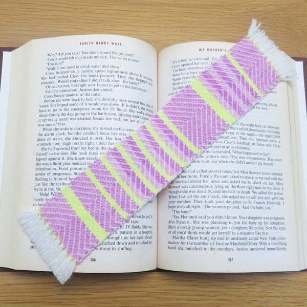Cute pink bookmark